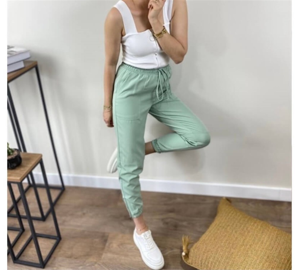 Yeşil Jogger Pantolon 
