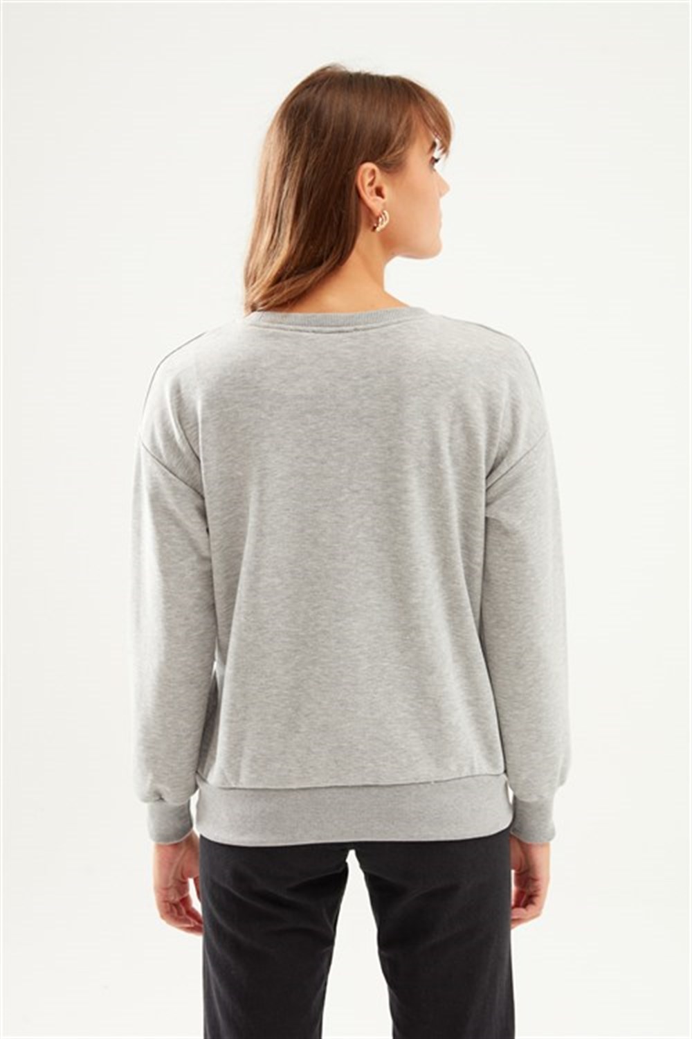 Zincir detaylı sweatshirt 