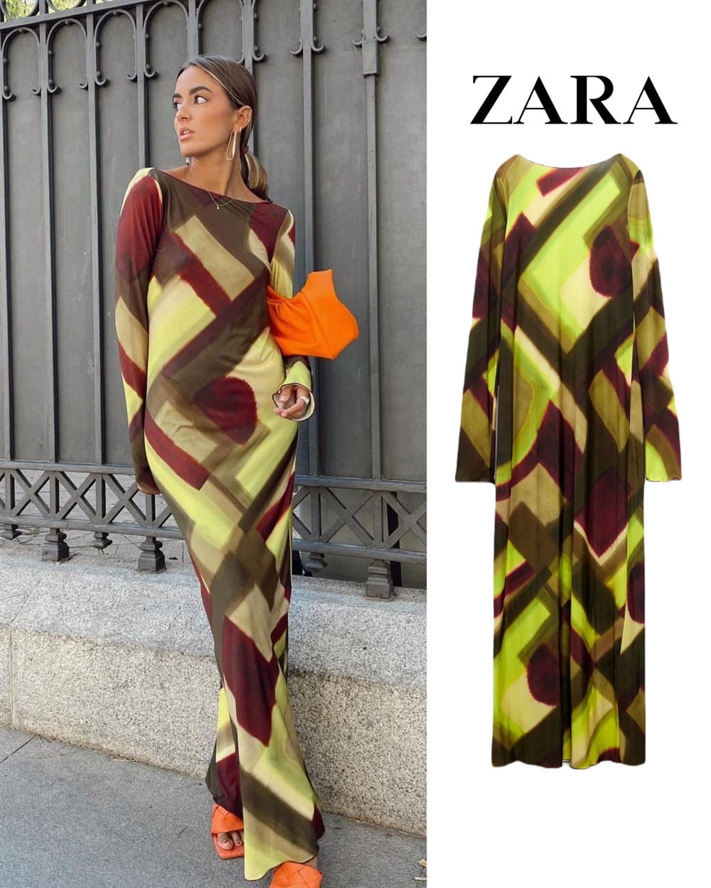 ZR RENKLİ TÜL ARKA DEKOLTELİ ELBİSE