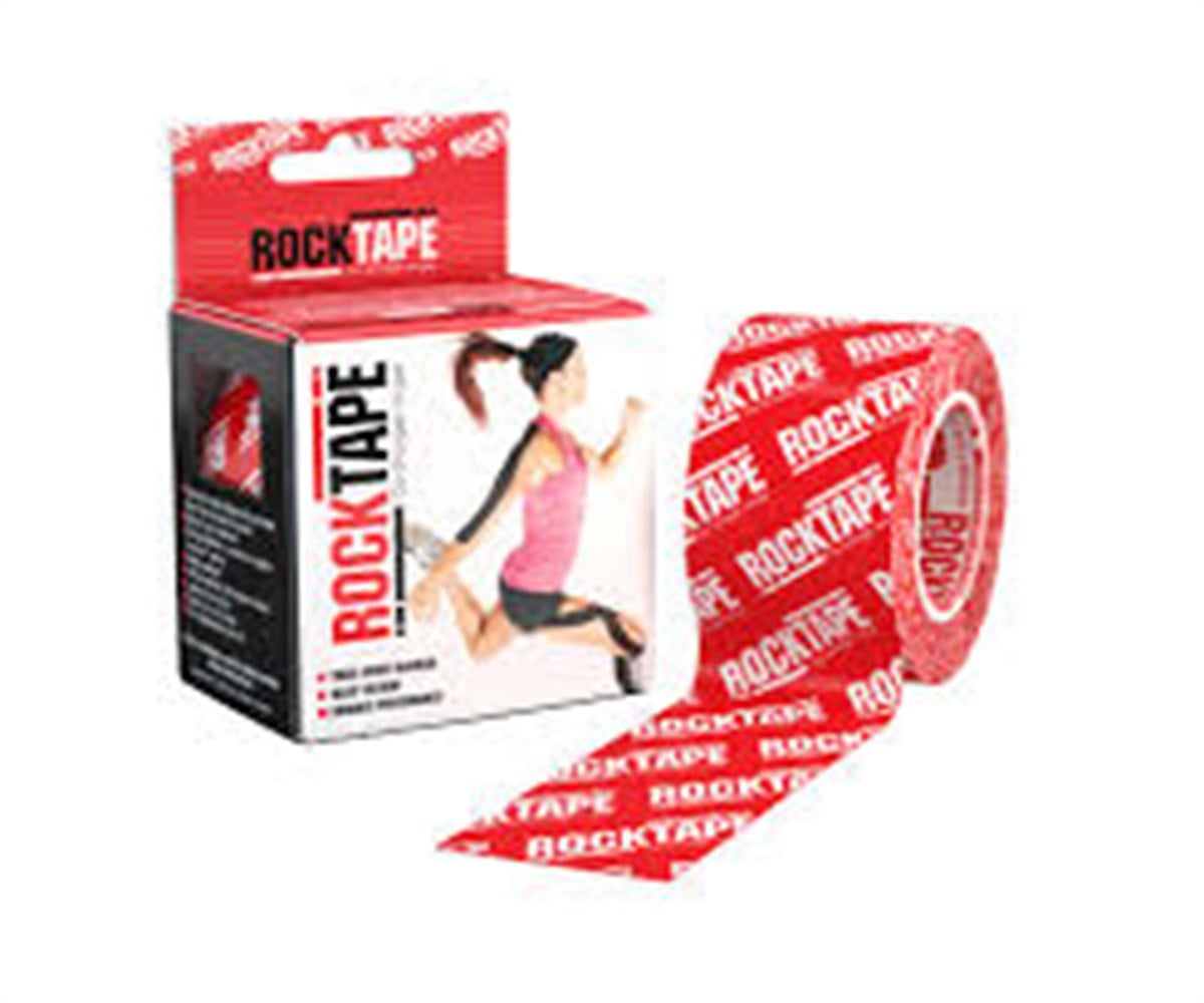 RockTape Standart 5 m Logolu Kırmızı Renk (5cm x 5 m)