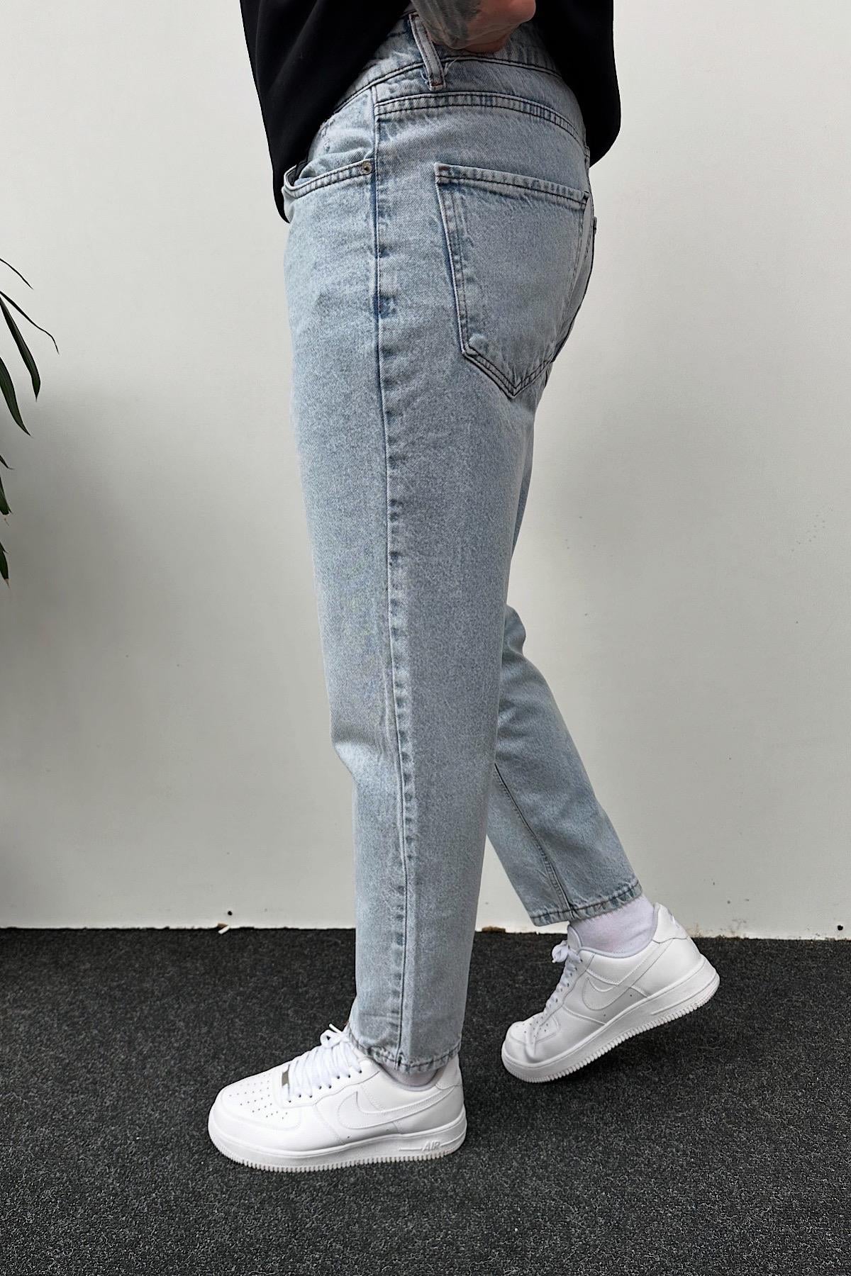 Açık Mavi Boyfriend Jean