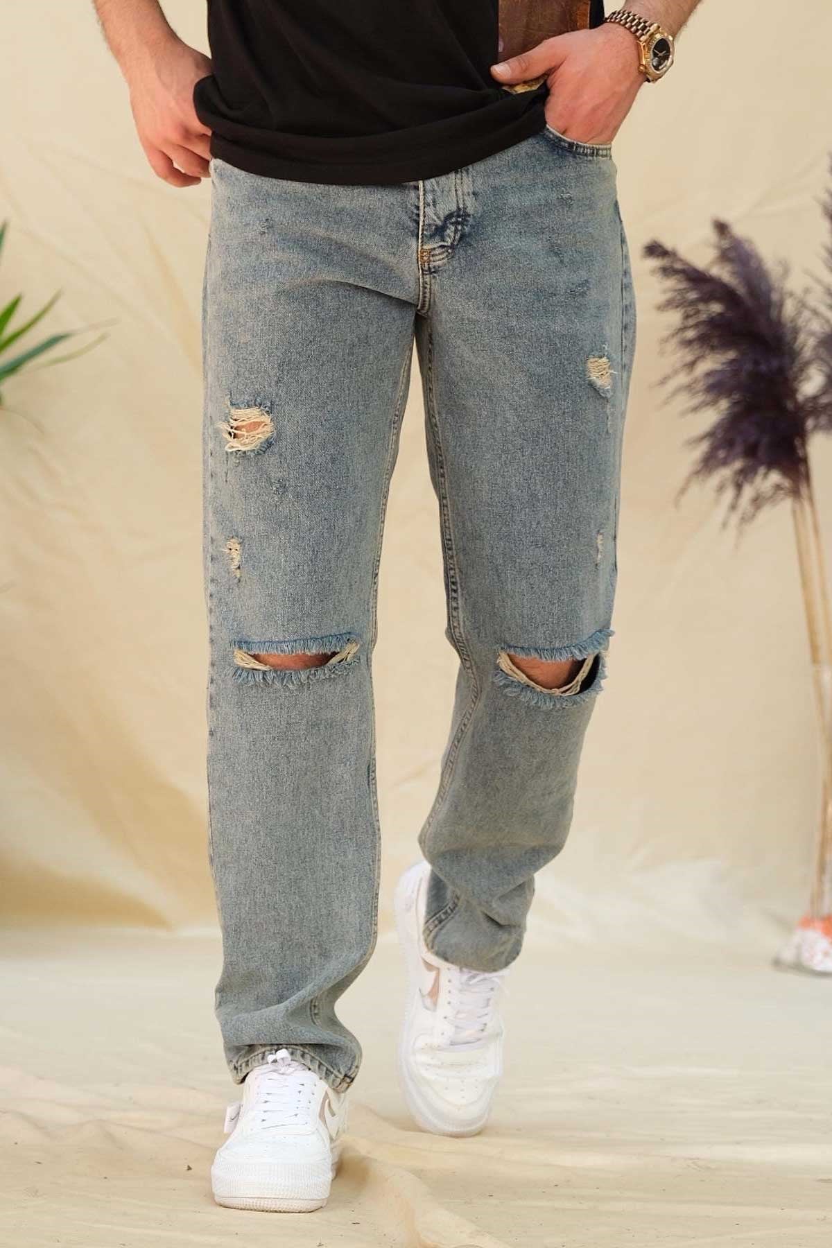 Boyfiriend Dizi Yırtık Jean 
