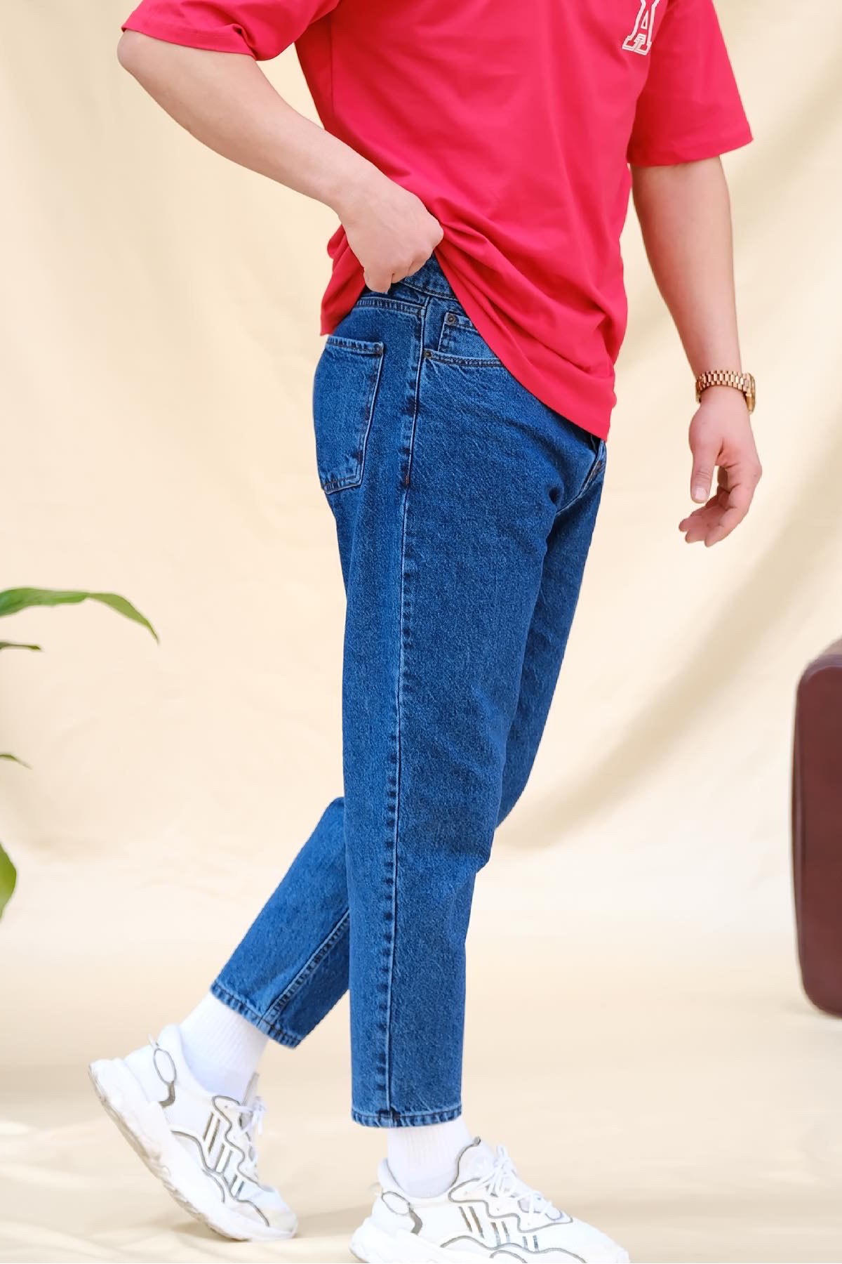 Boyfriend Jean Mavi