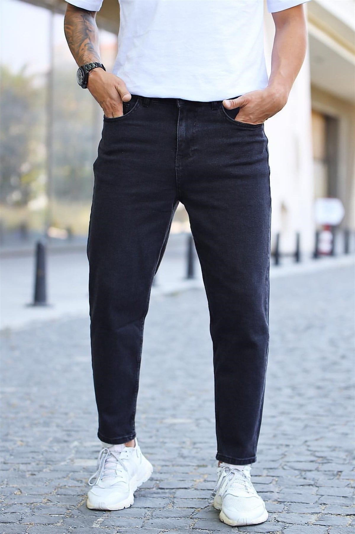 Boyfriend Jeans Siyah