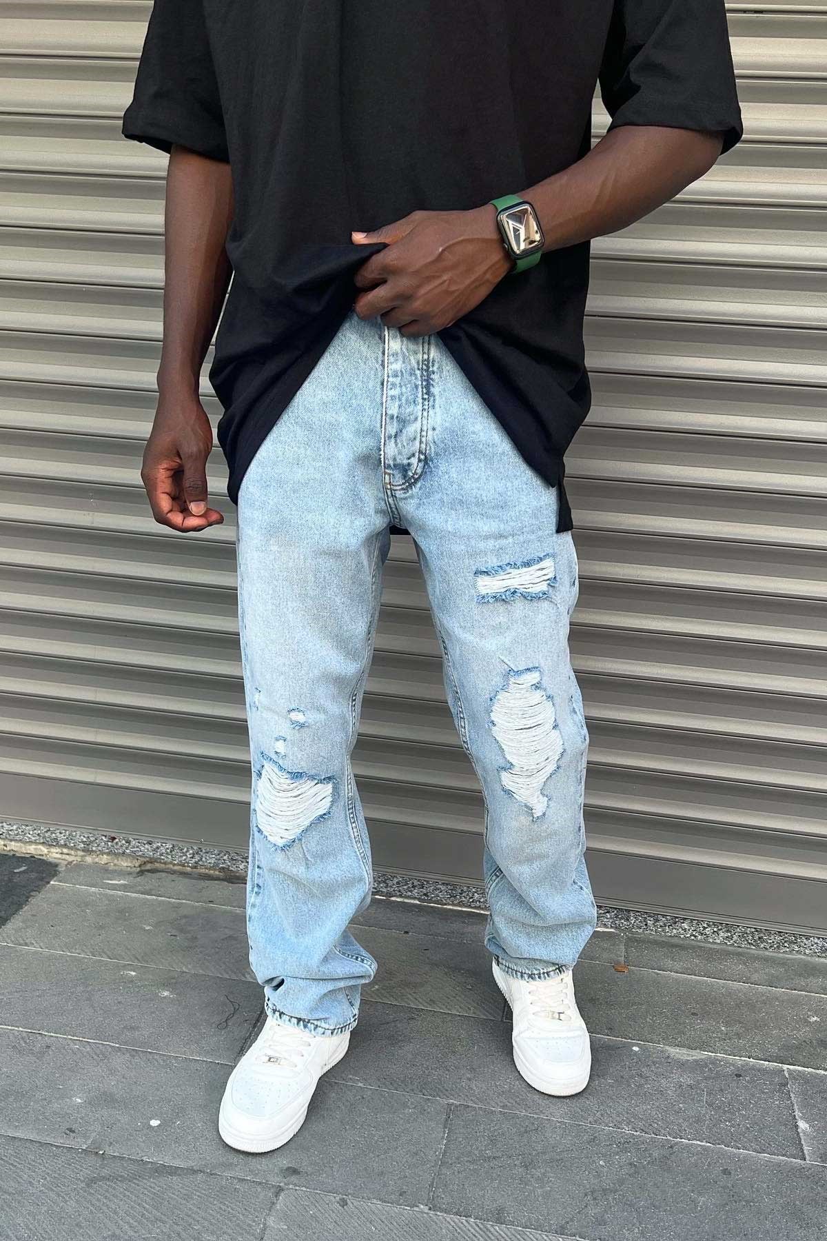 Boyfriend Yırtıklı Jean