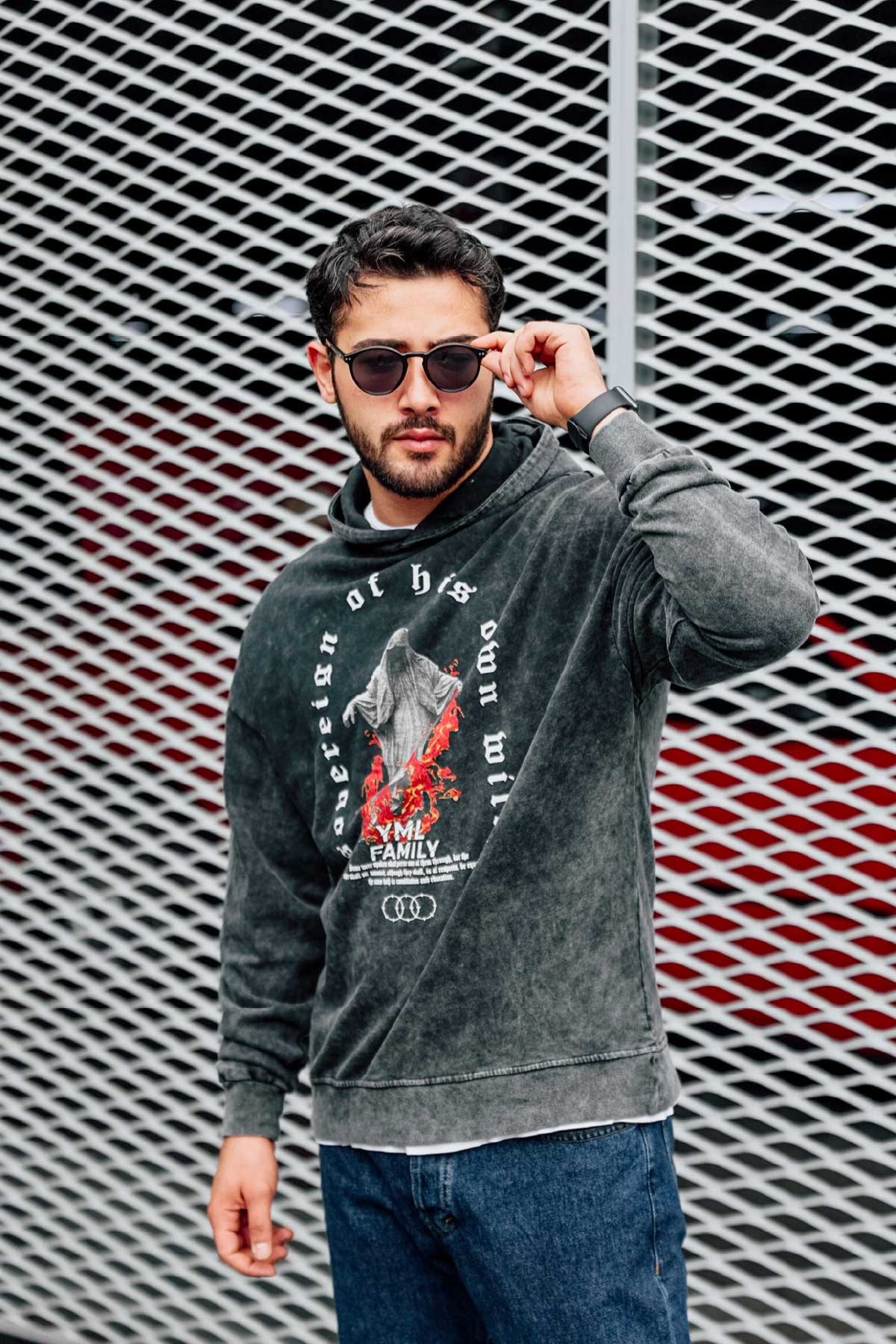 Hafif Oversize Yıkamalı Sweatshirt