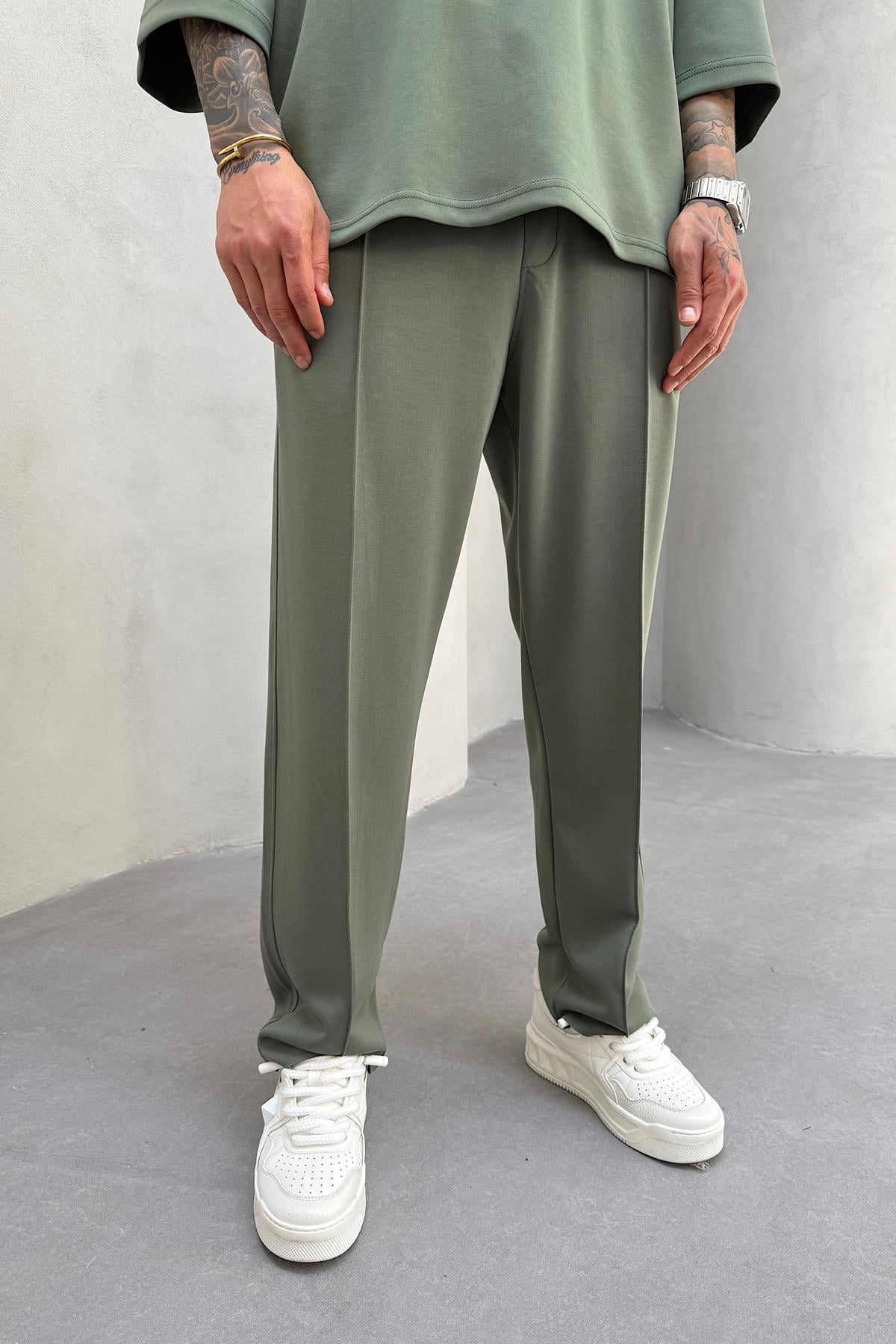 Haki Modal Kumaş Eşofman