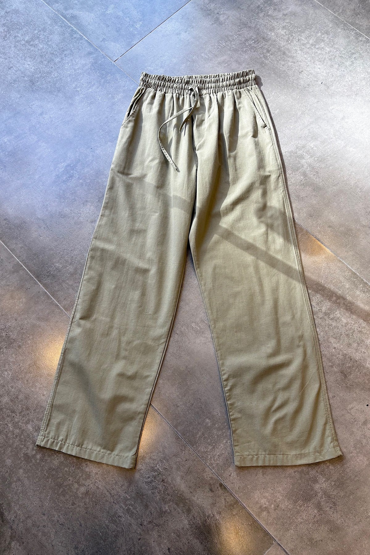 İnce Gabardin Yazlık Pantolon 