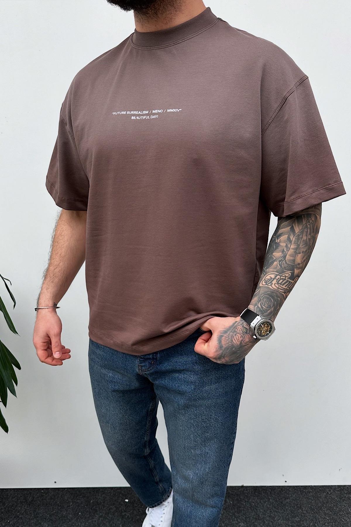 Kahverengi  T-Shirt