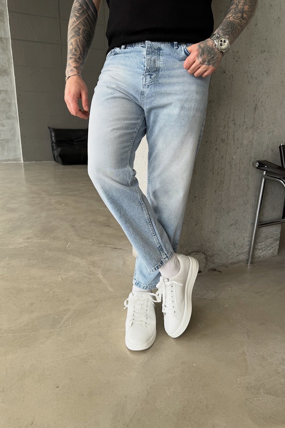 Kar Yıkama Boyfriend Jean
