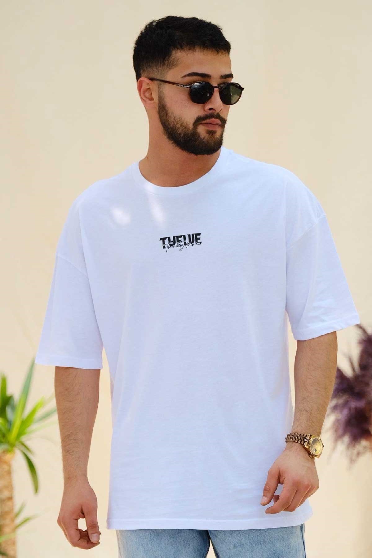 Oversize Allure Beyaz T-Shirt