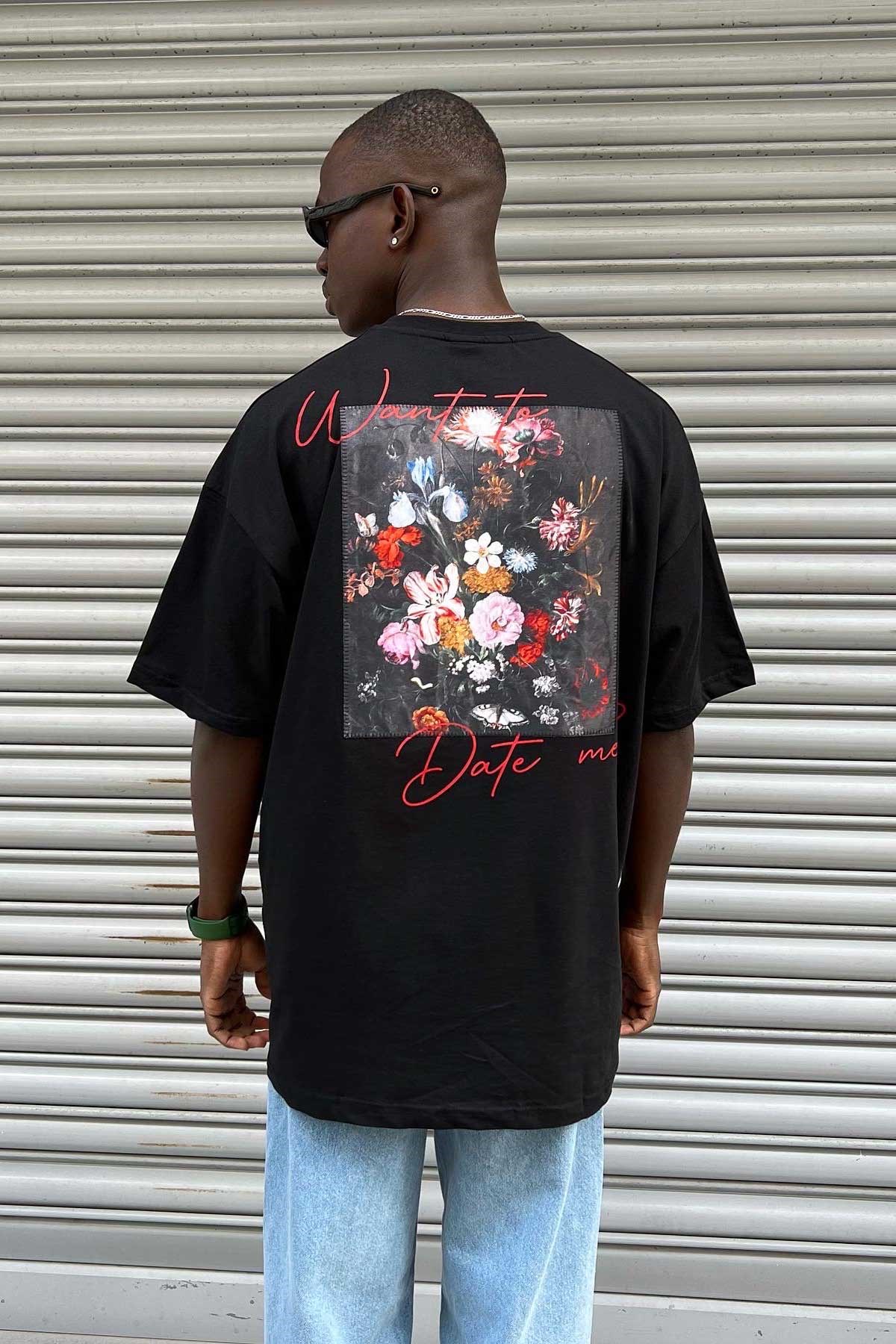Oversize Siyah T-Shirt