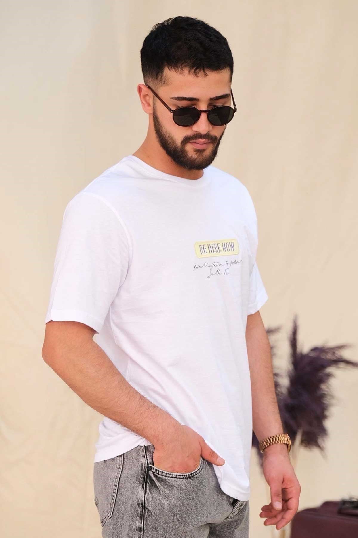 Regular Fit Be Here Now T-Shirt