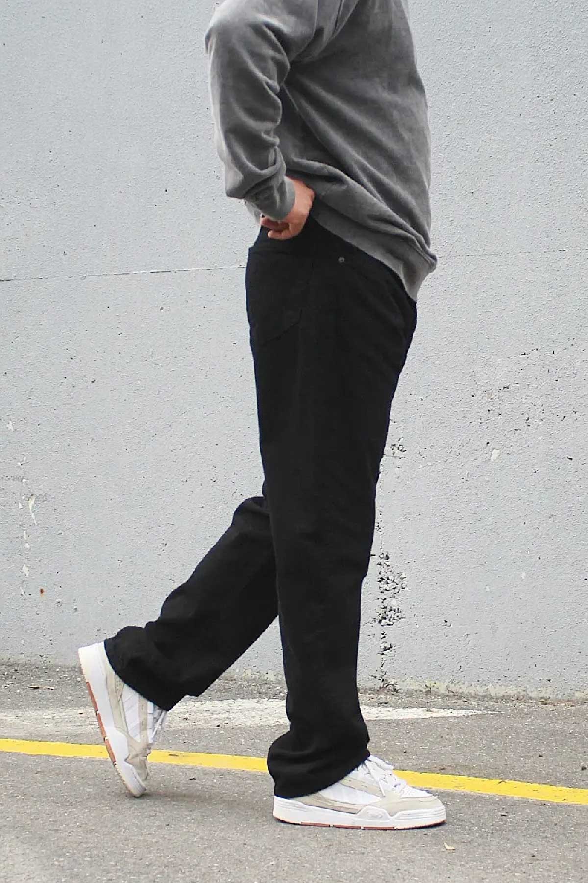Siyah Baggy Jean 