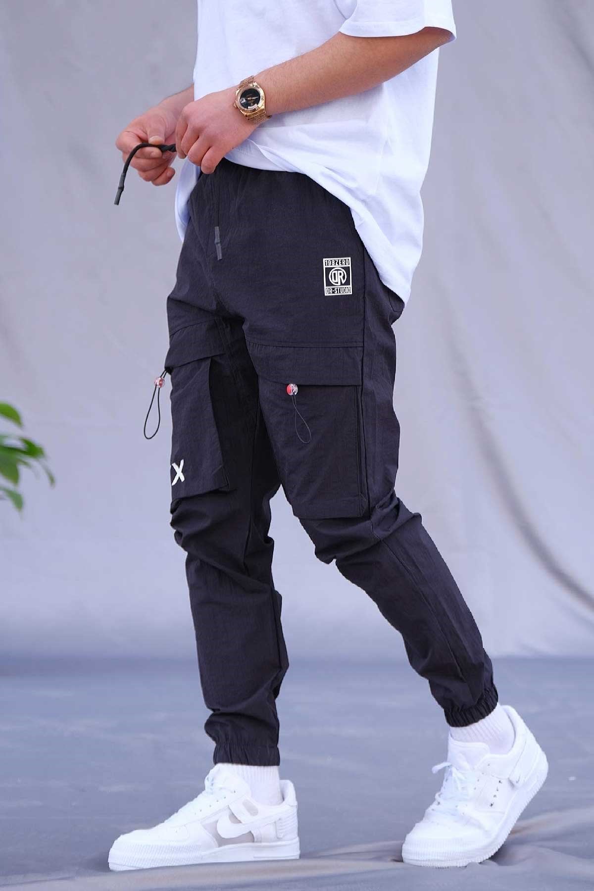 Siyah Cepli Paraşüt Kumaş