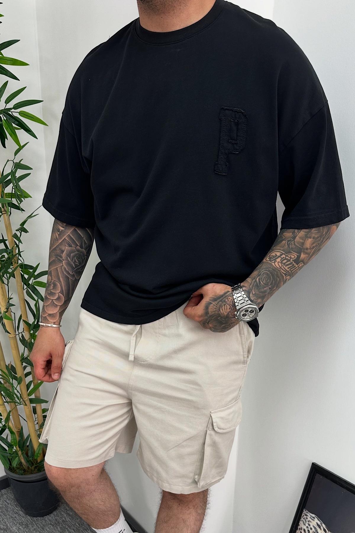 Siyas Paris Baskılı T-Shirt