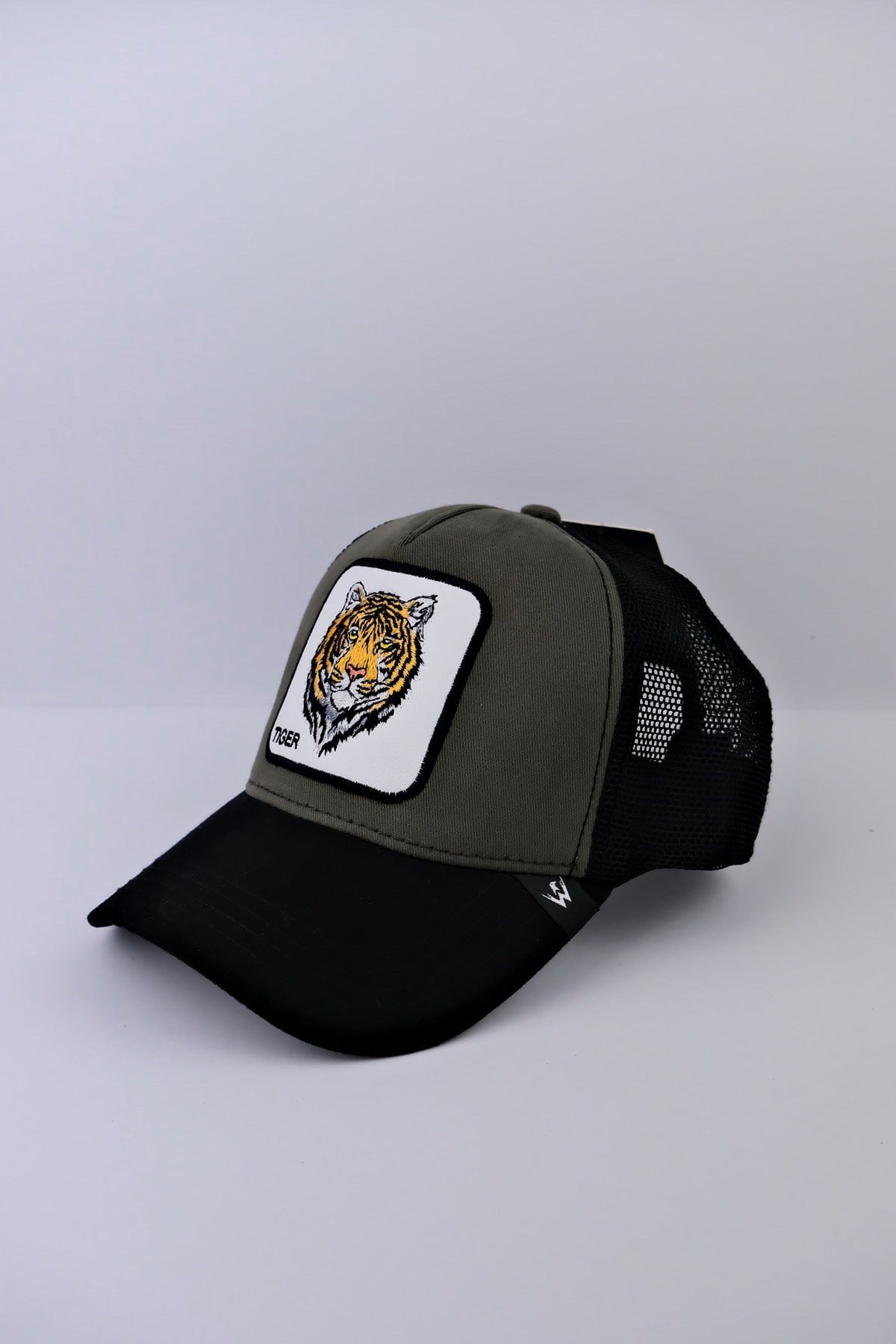 Tiger Şapka Gri Siyah