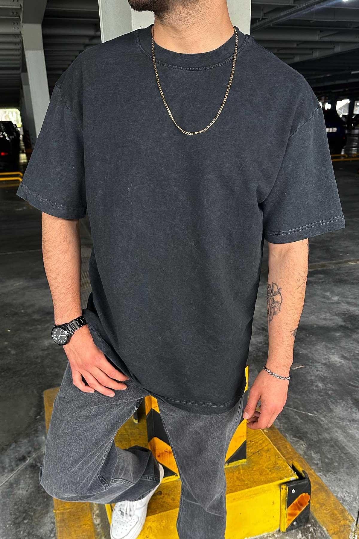 Yıkamalıı Basic T-Shirt