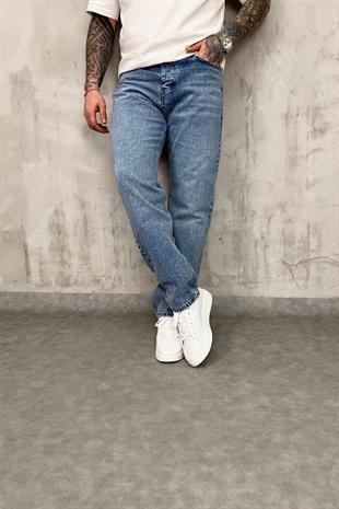 Açık Mavi Normal Kalıp Pantolon