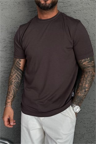 Kahve Oysho Kumaş T-Shirt