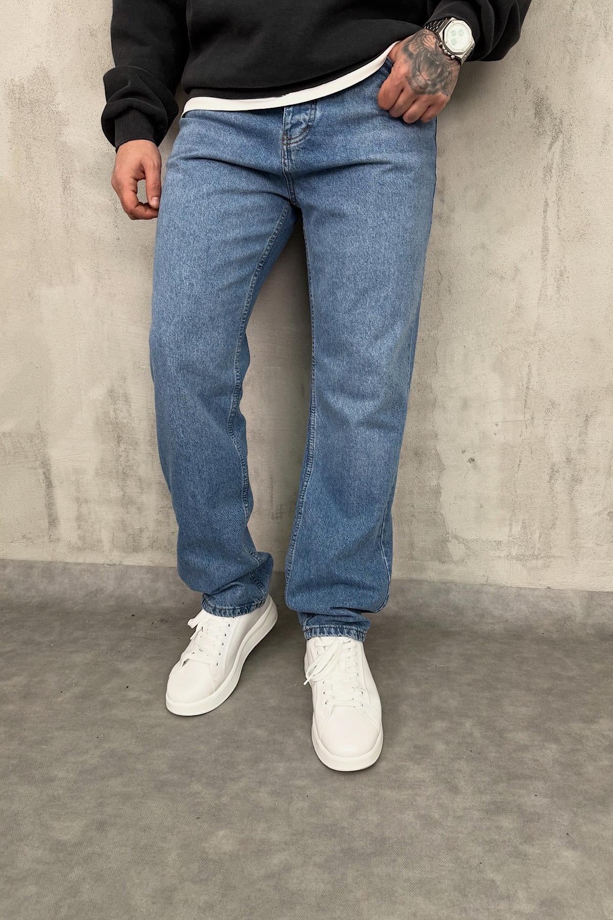 Açık Mavi Baggy Pantolon