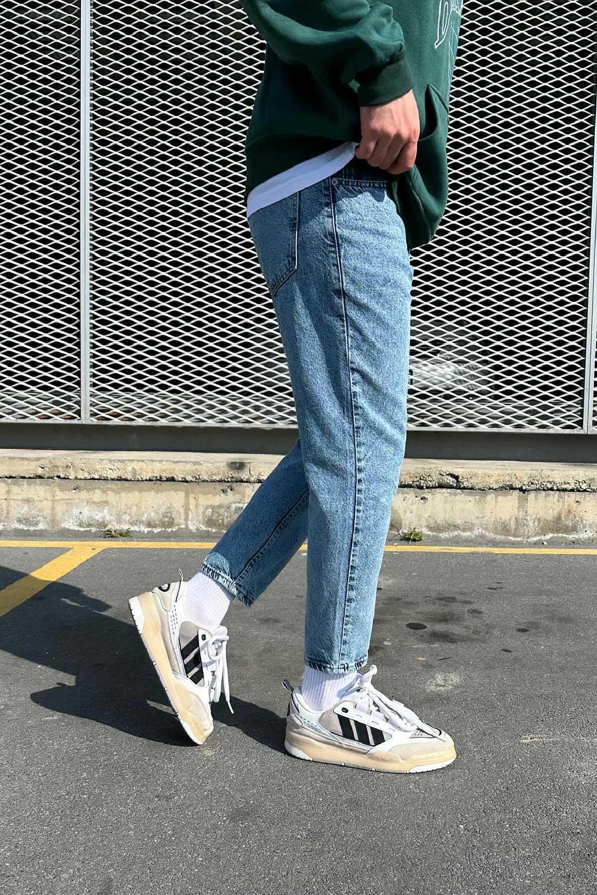 Açık Mavi Boyfriend Jean