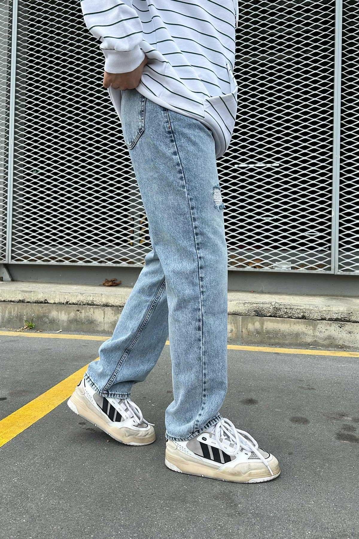 Açık Renk Baggy Pantolon