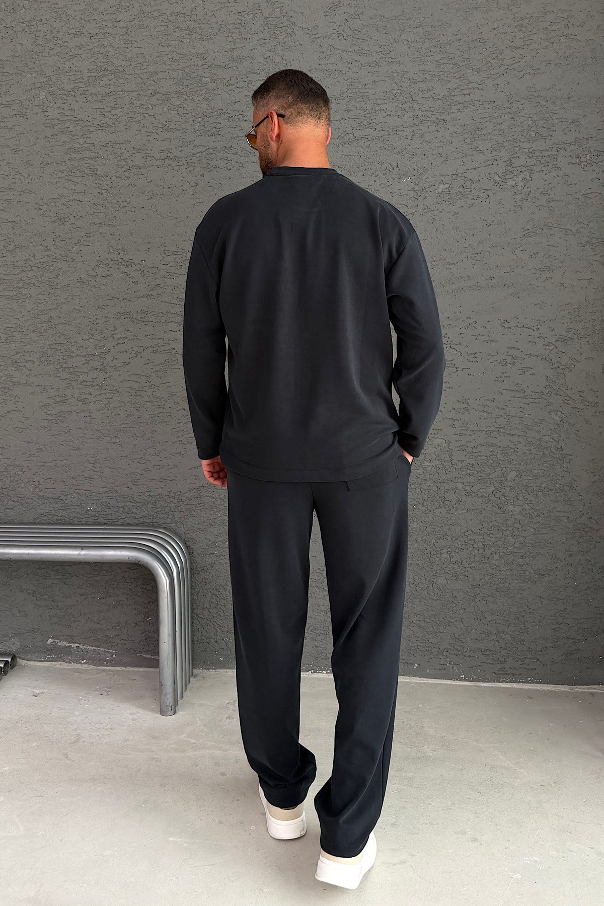 Antrasit Modal Oversize Premium Takım