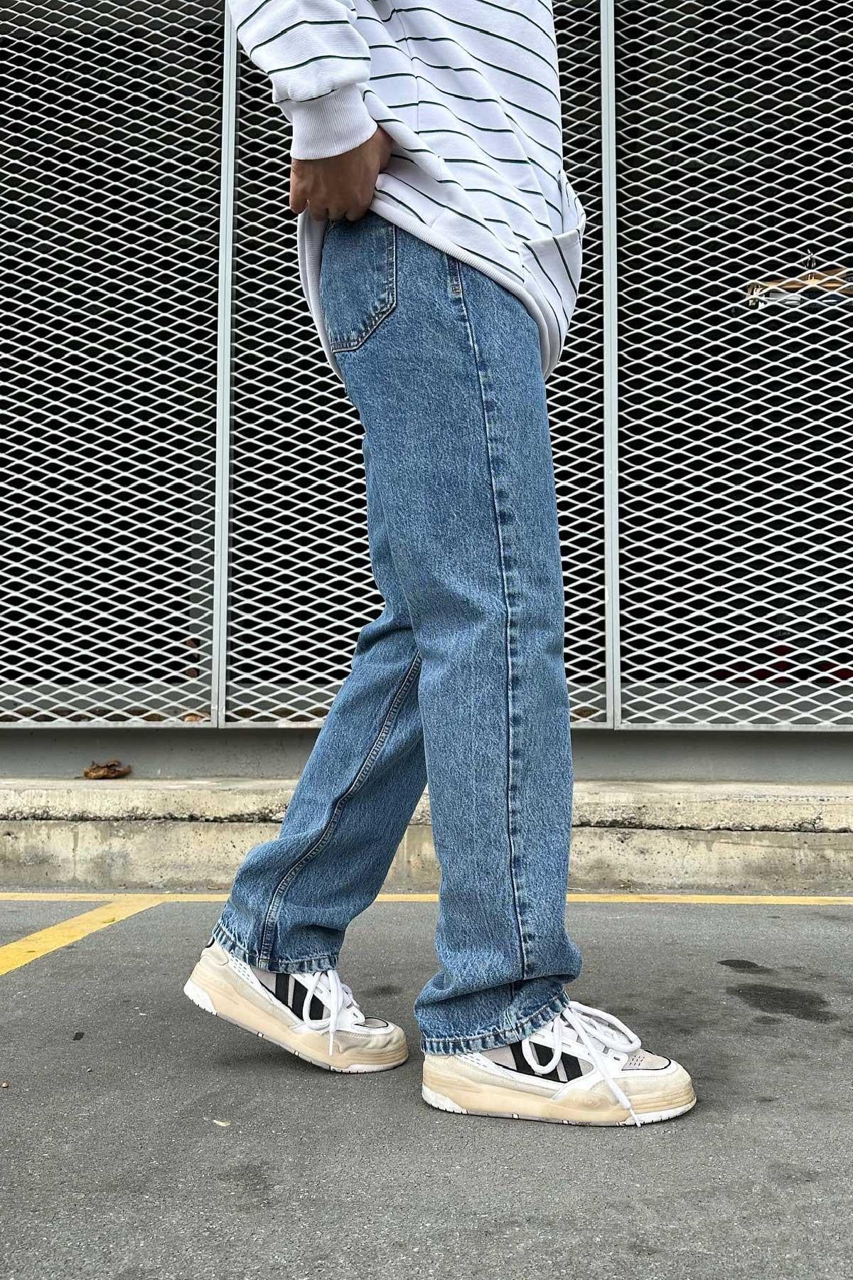 Baggy Mavi Pantolon