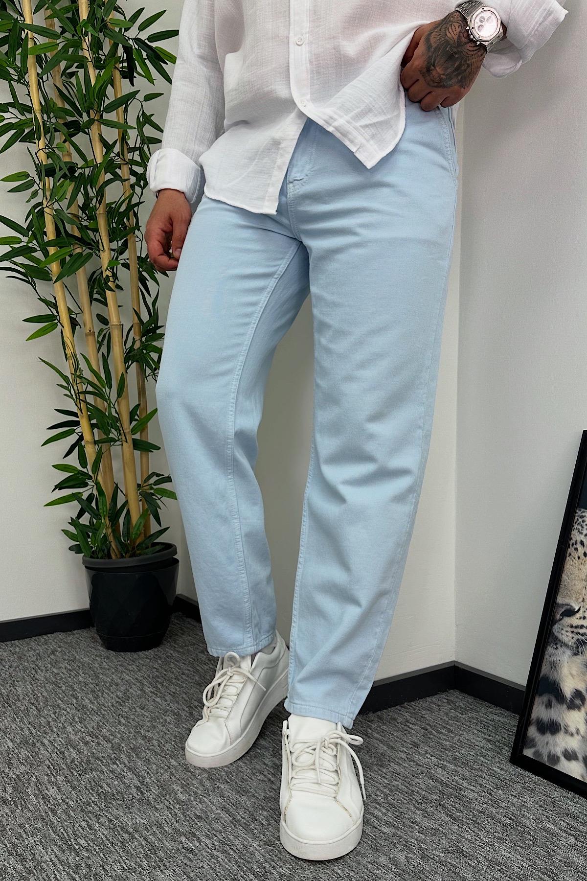 Bebe Mavi Gabardin Boyfriend Pantolon