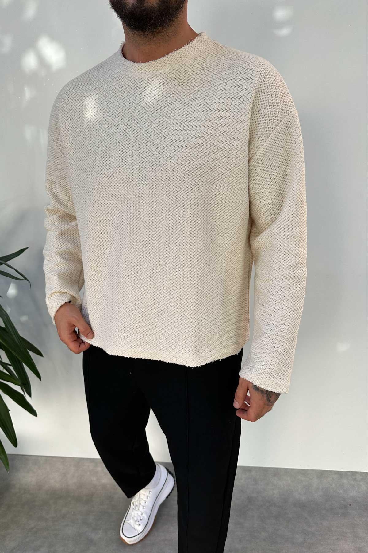 Bej Örme Tok Kumaş Triko 