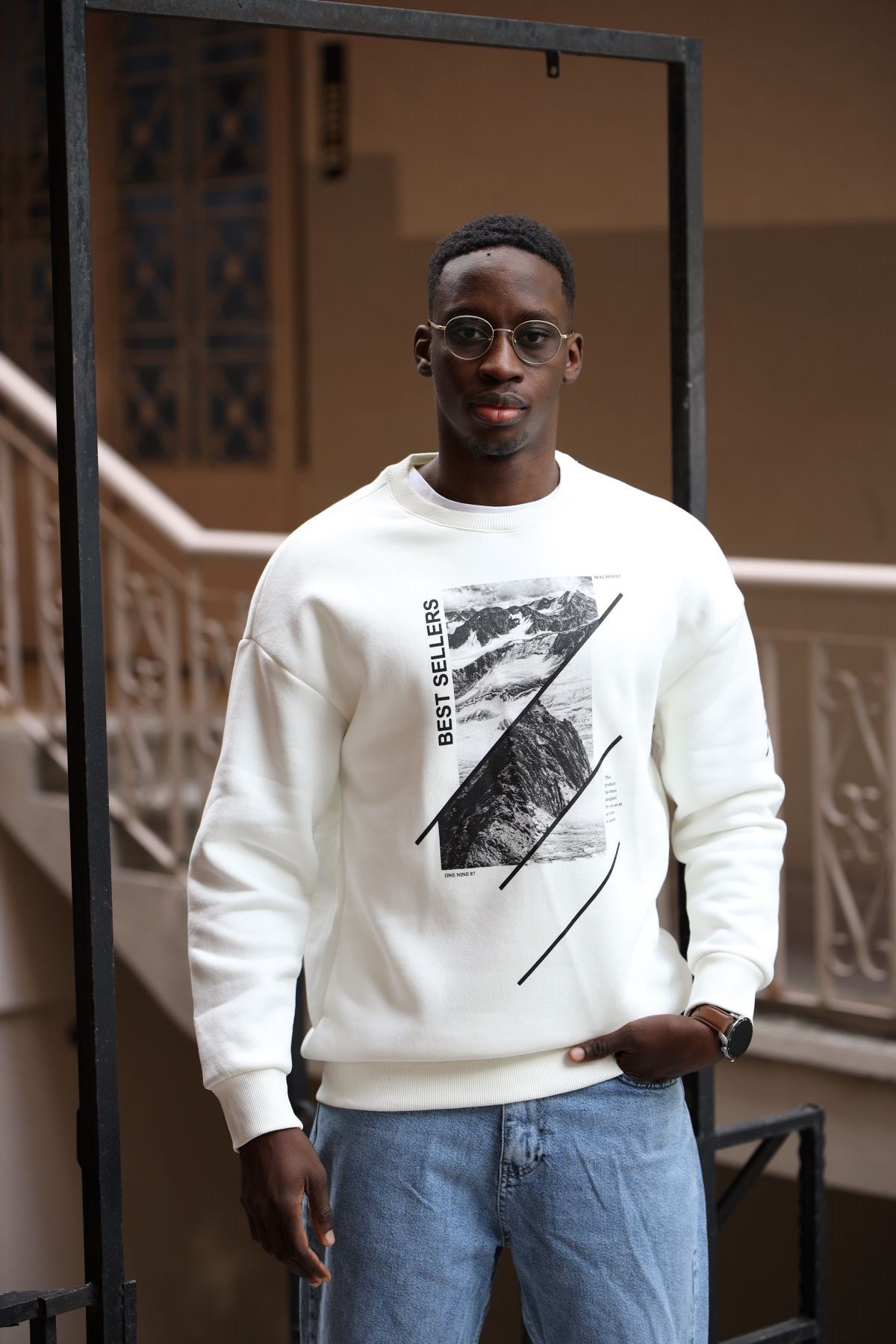 BEST SELLERS SWEATSHIRT BEYAZ