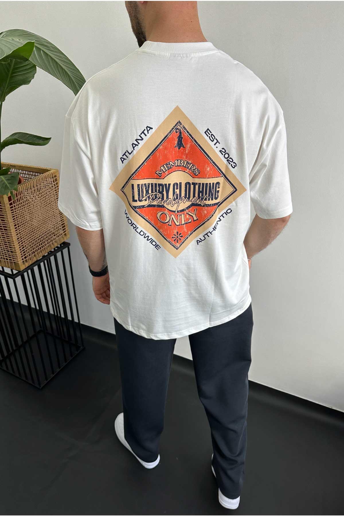 Beyaz Atlanta T-Shirt