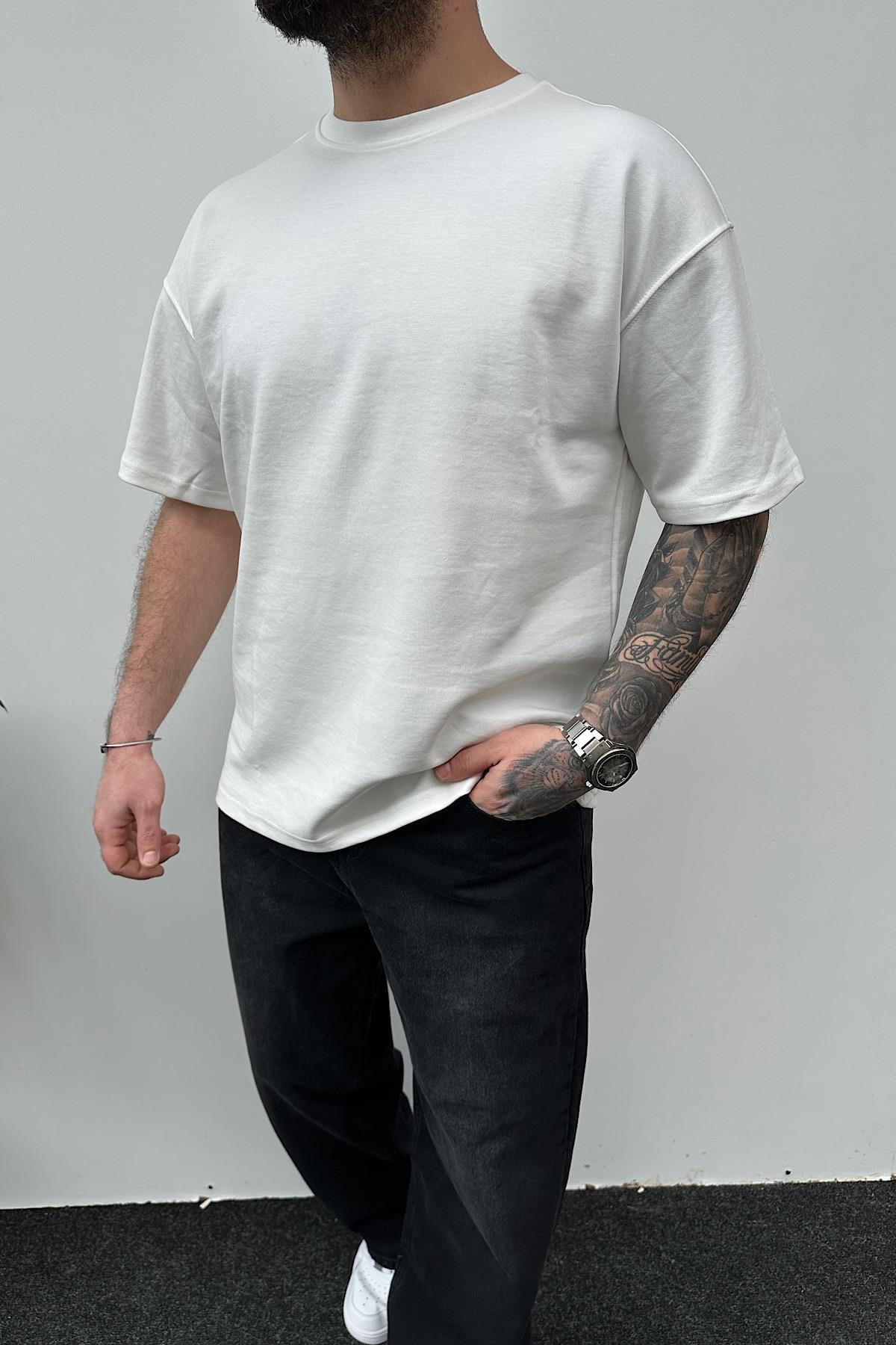 Beyaz Basic T-shirt