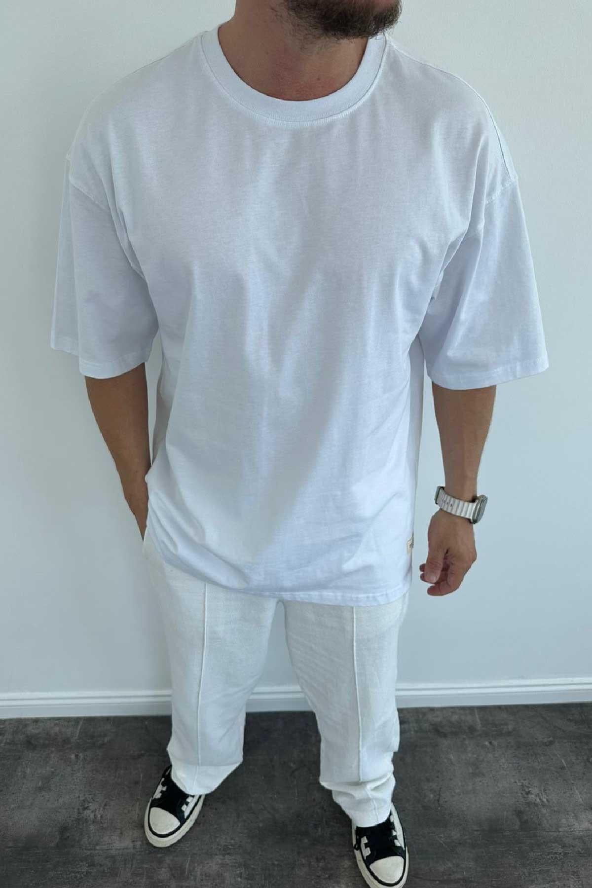 Beyaz Basic T-Shirt