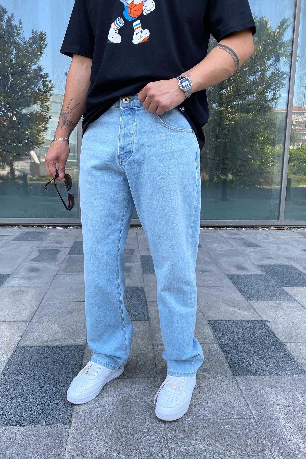 Buz Mavisi Baggy Jean
