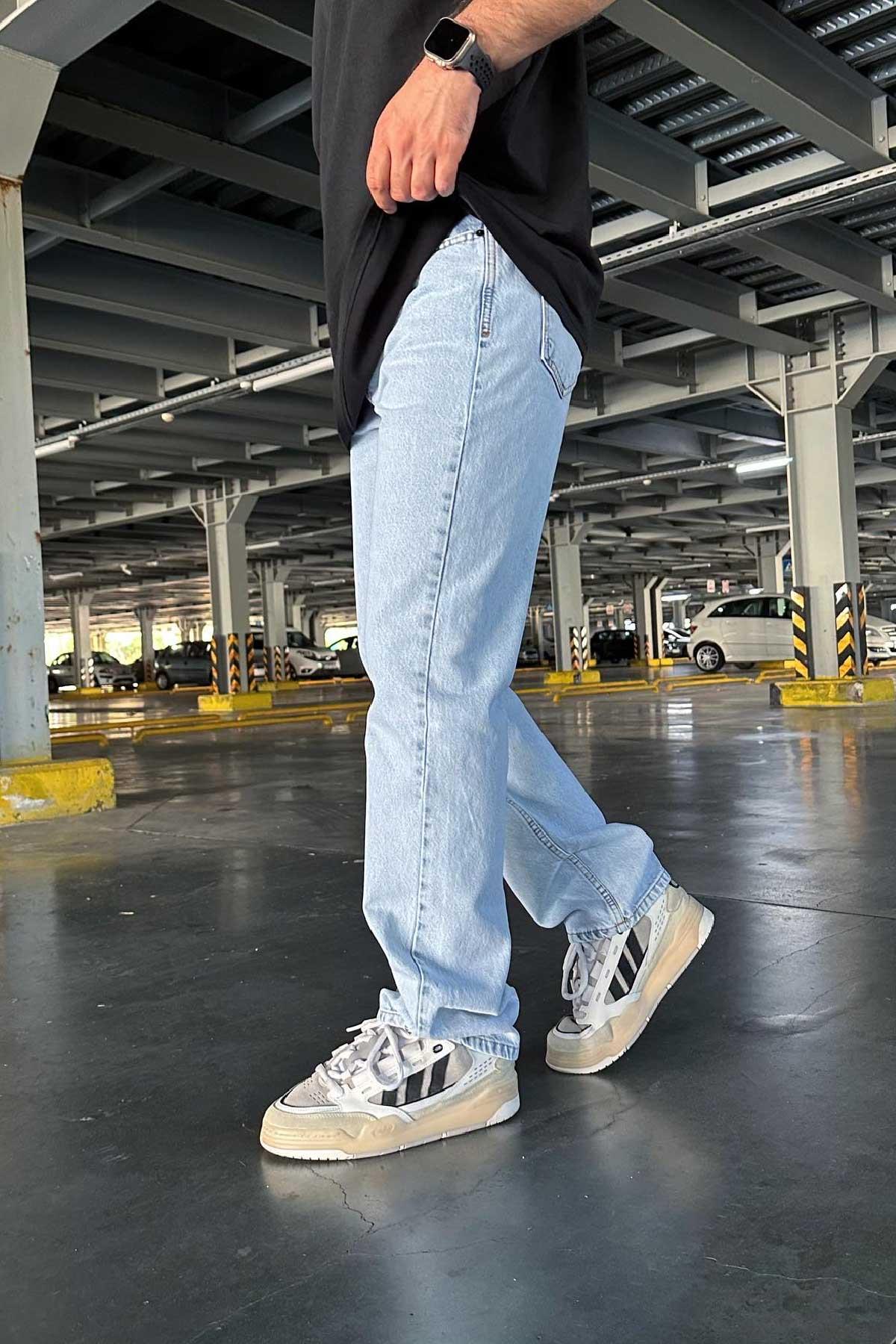 Buz Mavisi Baggy Jean