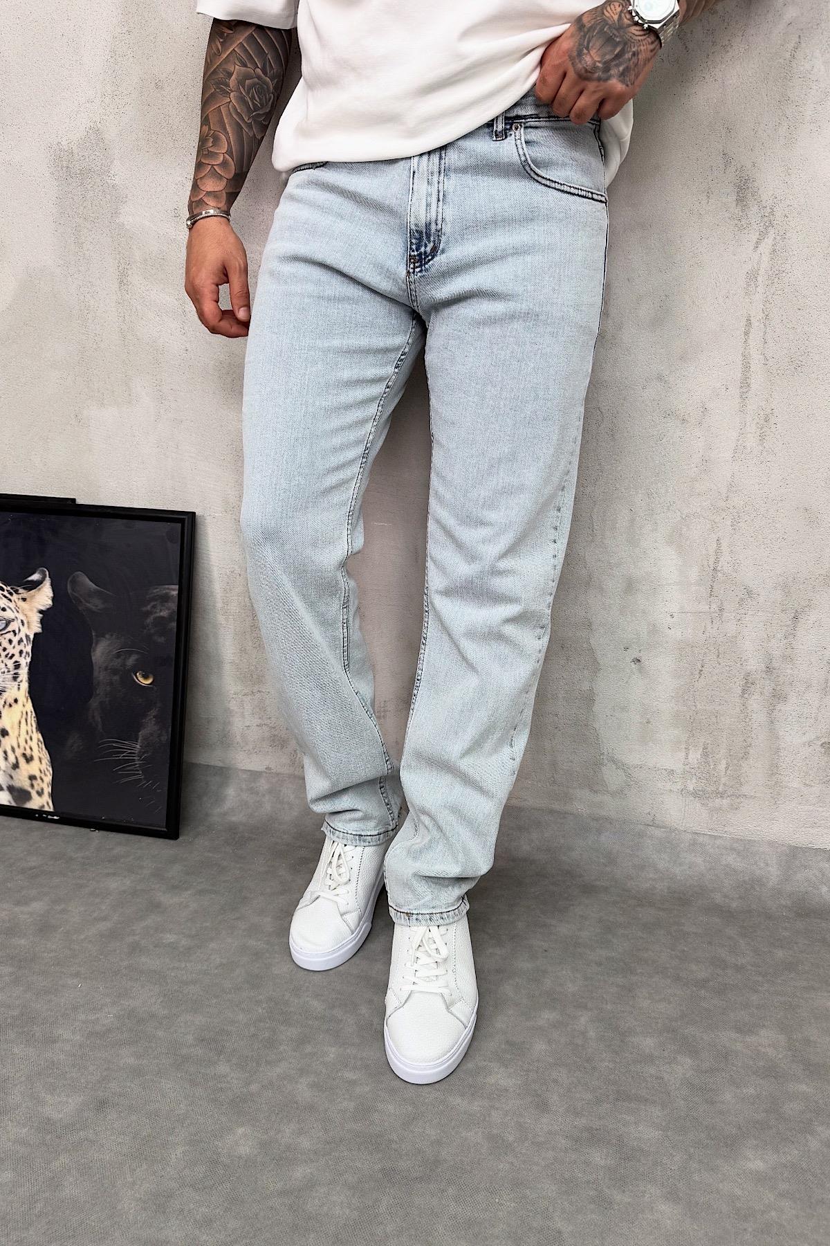 Buz Mavisi Regular Pantolon