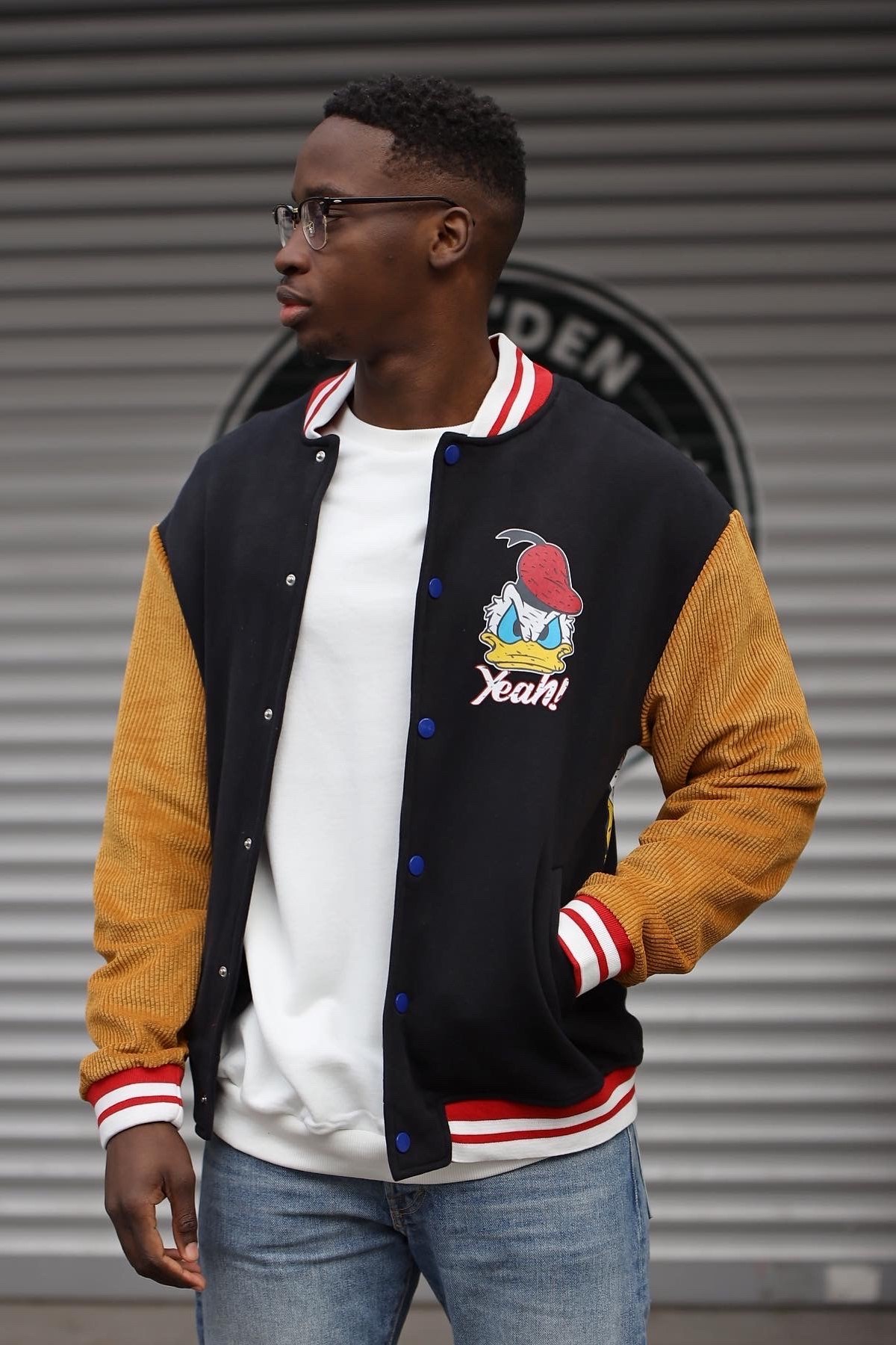 Donald Duck Kolej Ceket Siyah