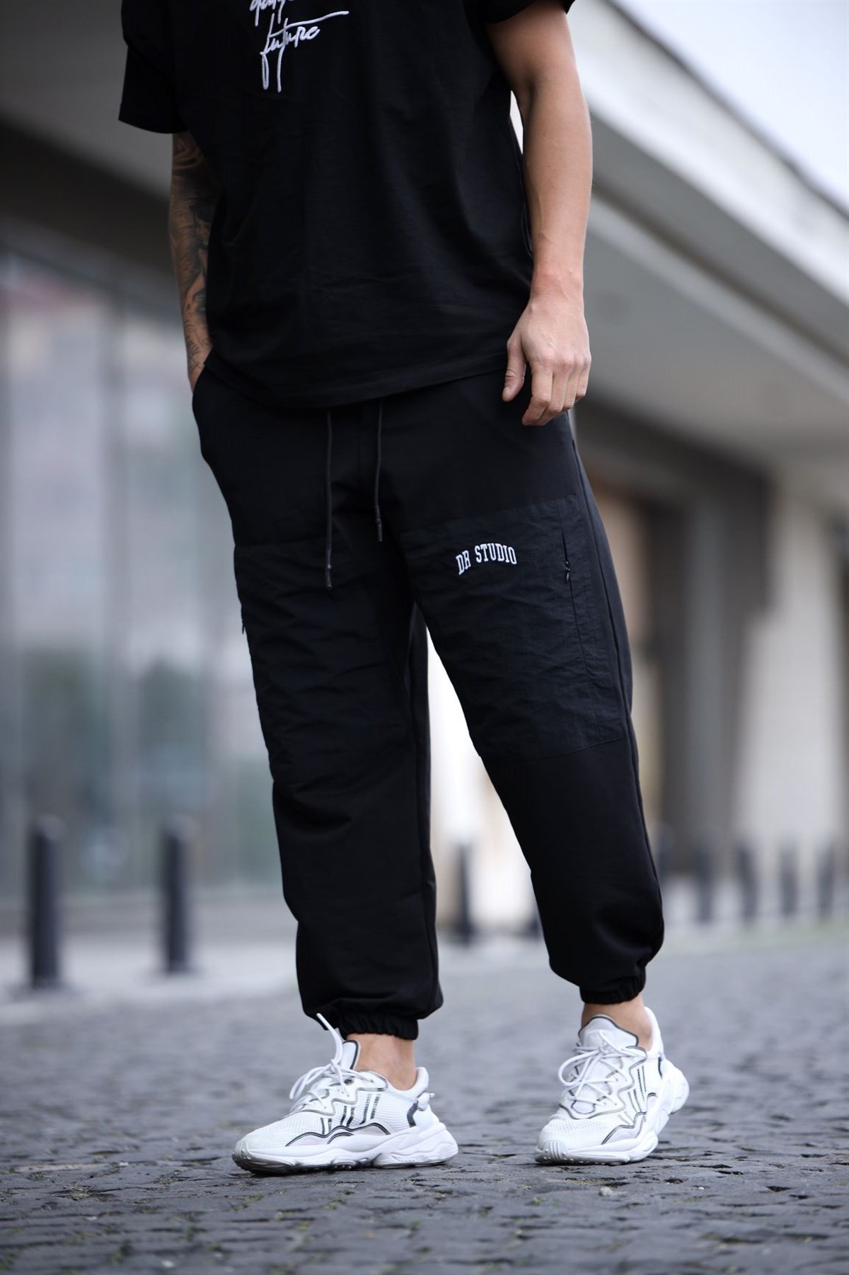 DR STUDIO BOL KALIP EŞOFMAN SİYAH