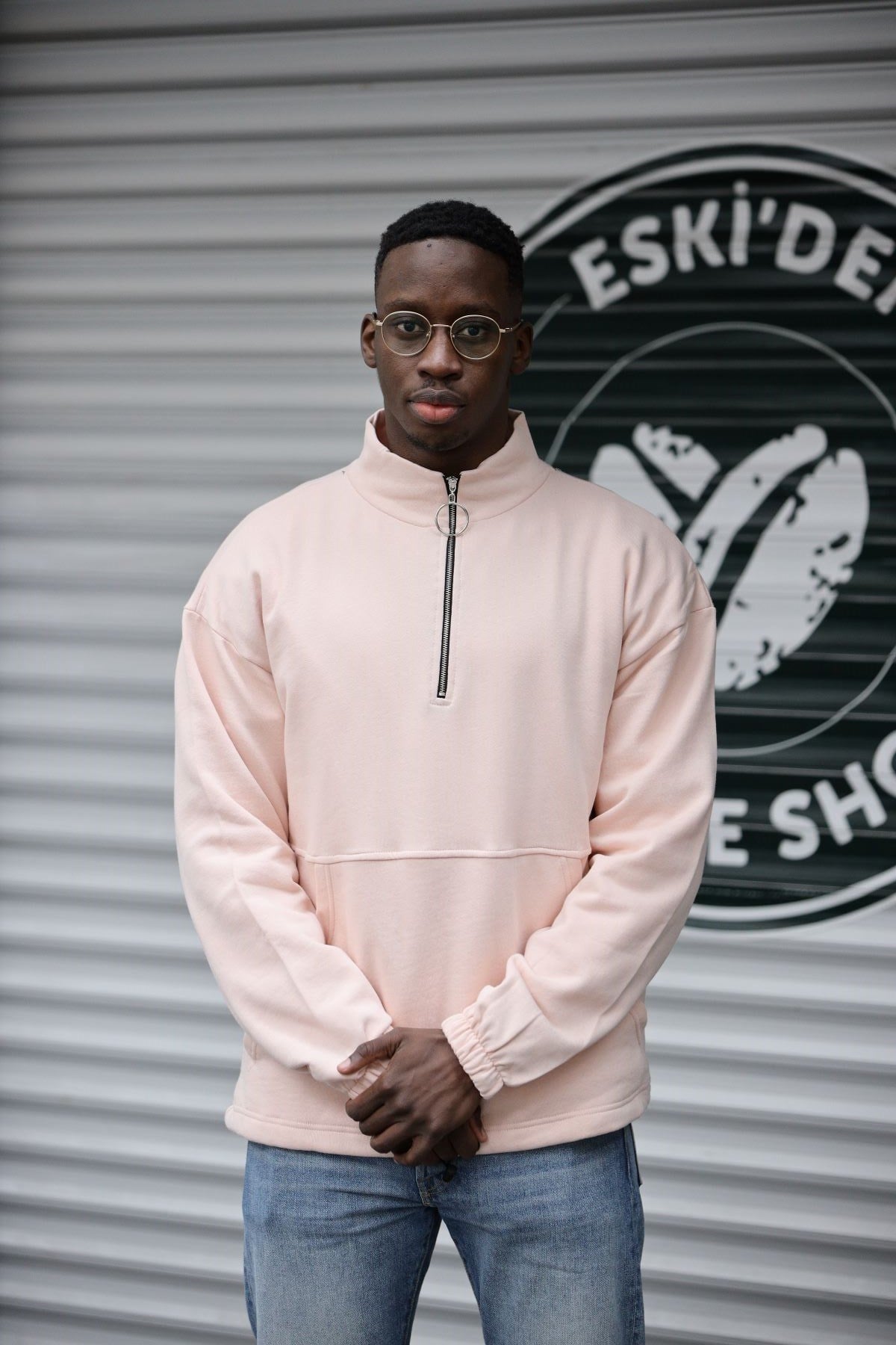 FERMUARLI SWEATSHIRT PEMBE