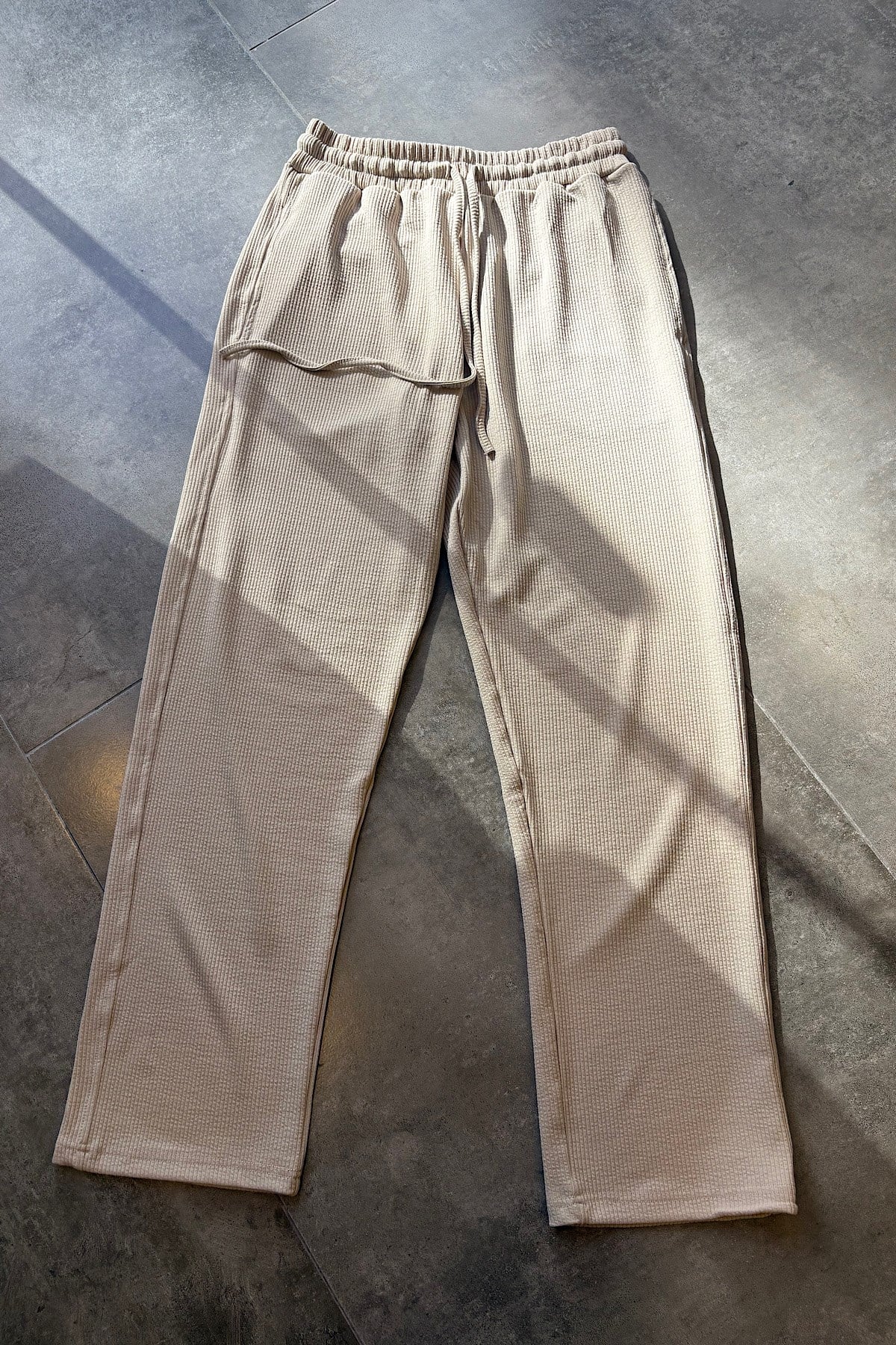 Fitilli Bej Pantolon 
