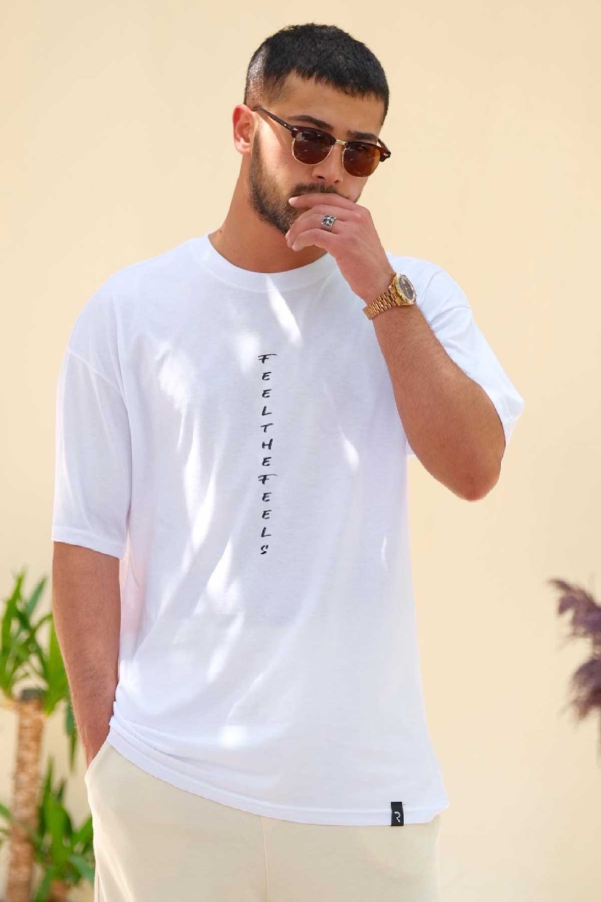 Hafif Oversize Feel The Feels T-Shirt