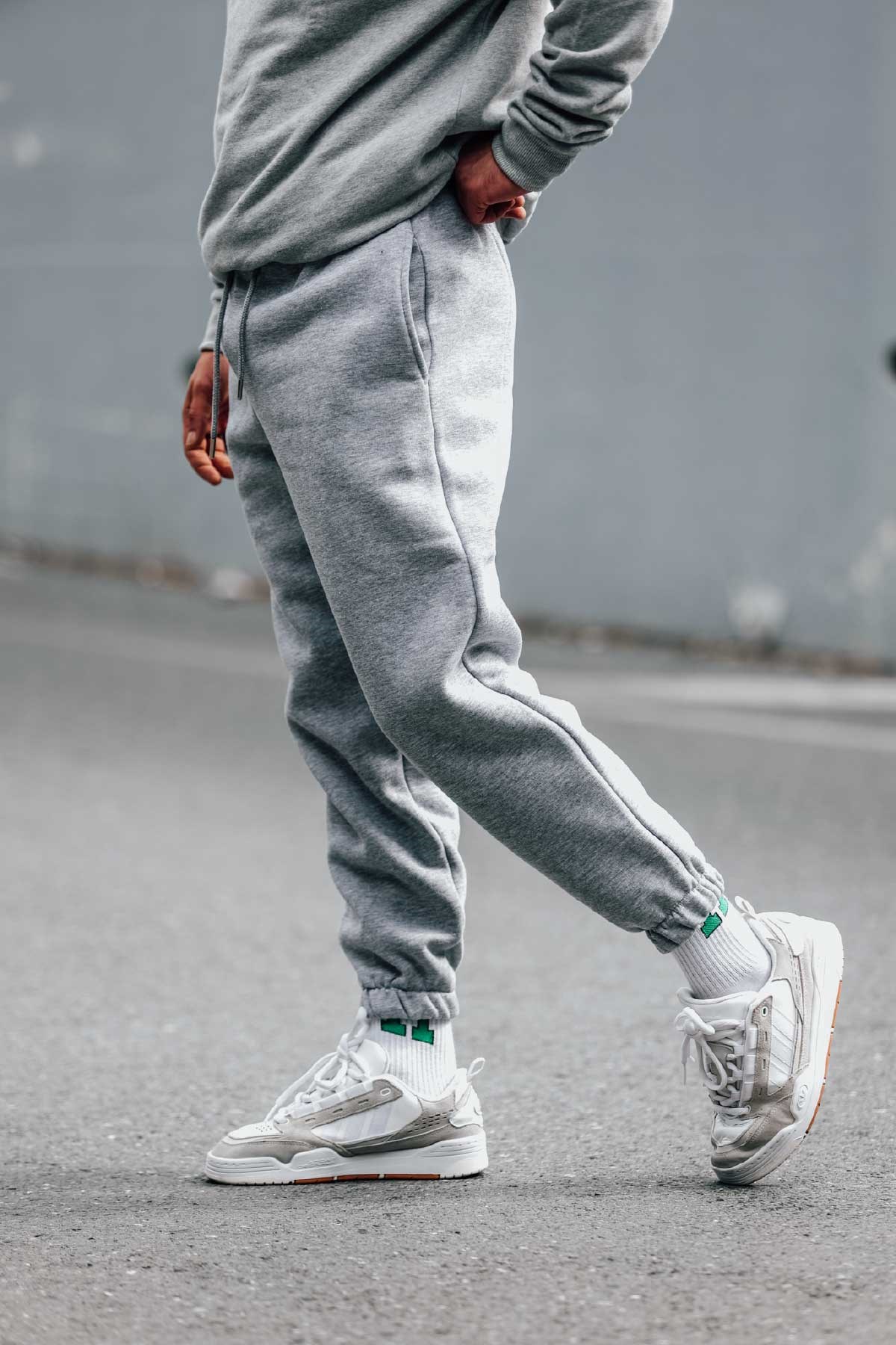 Hafif Oversize Gri Eşofman