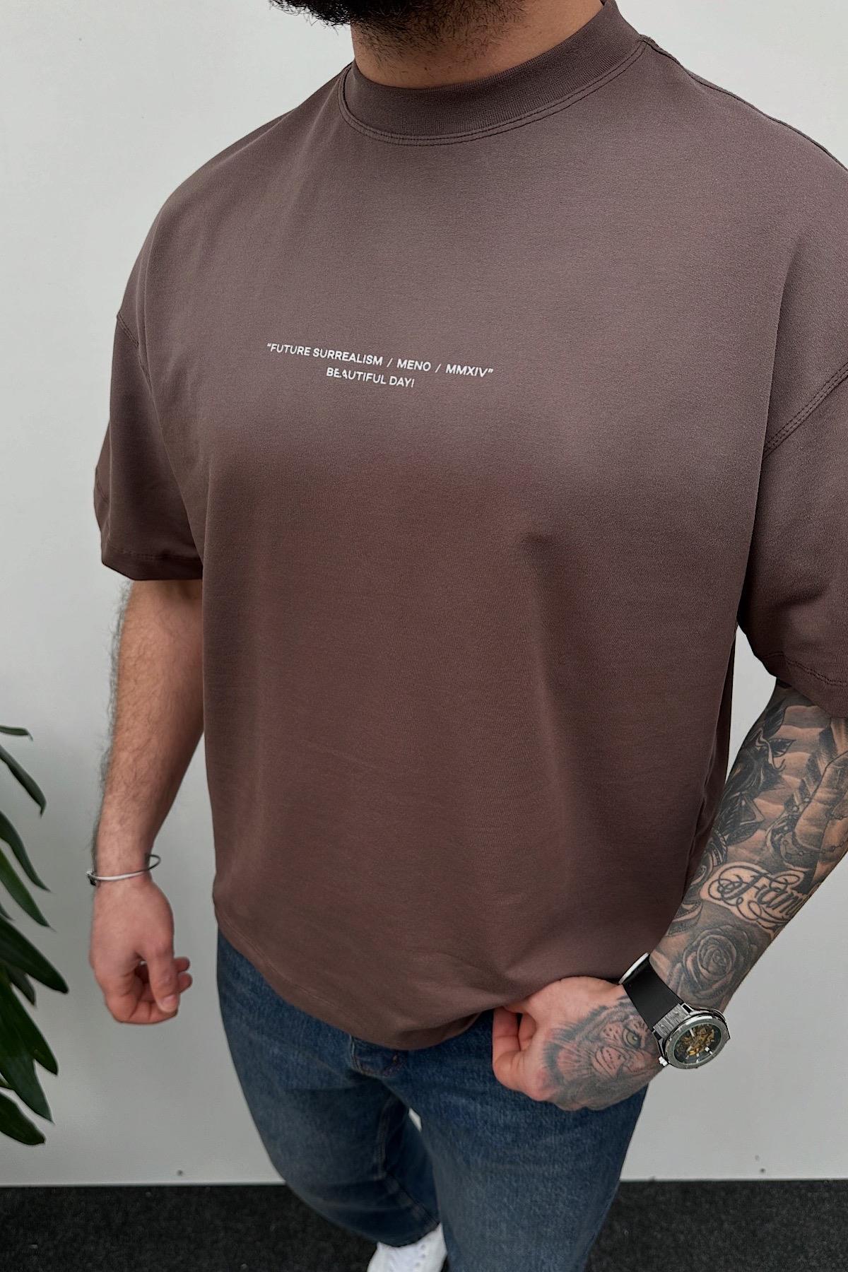 Kahverengi  T-Shirt
