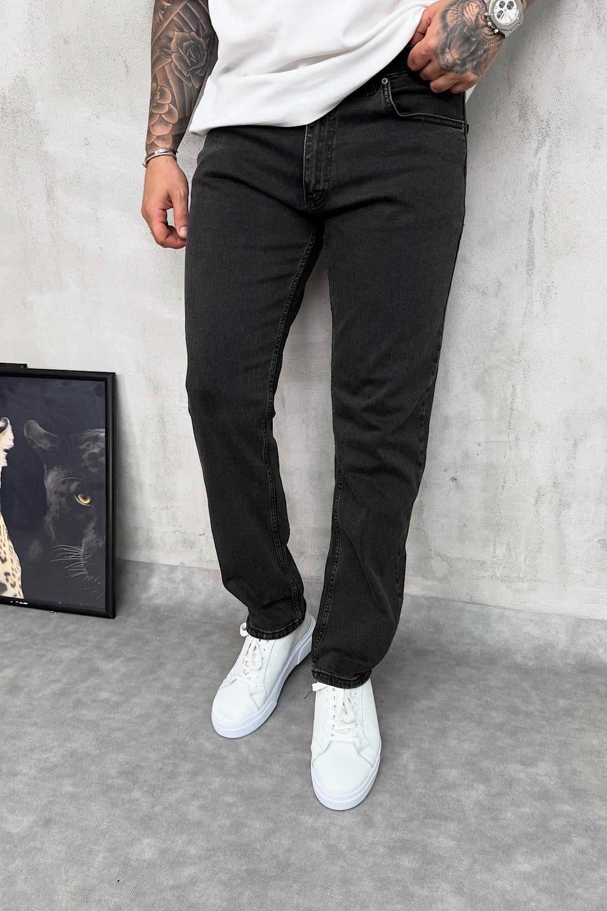 Koyu Gri Regular Fit Pantolon