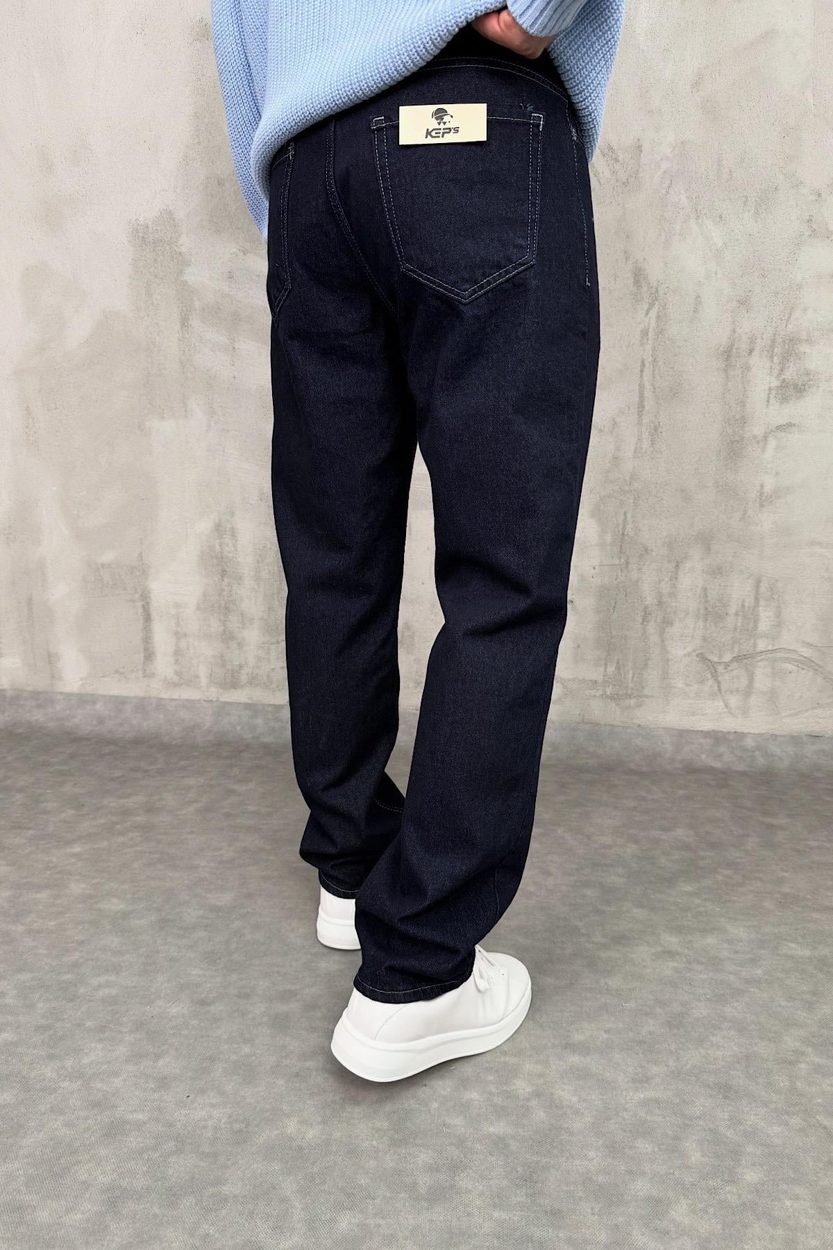 Koyu Lacivert Baggy Pantolon