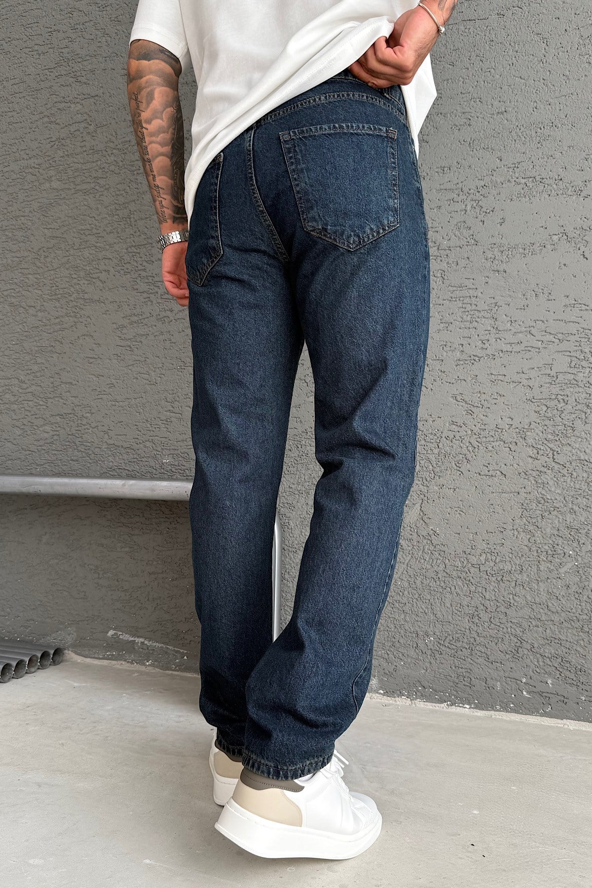 Lacivert Baggy Pantolon