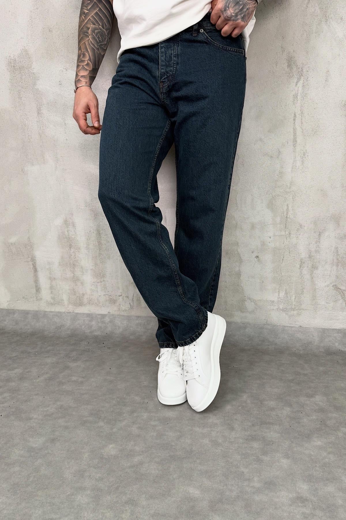 Lacivert Baggy Pantolon