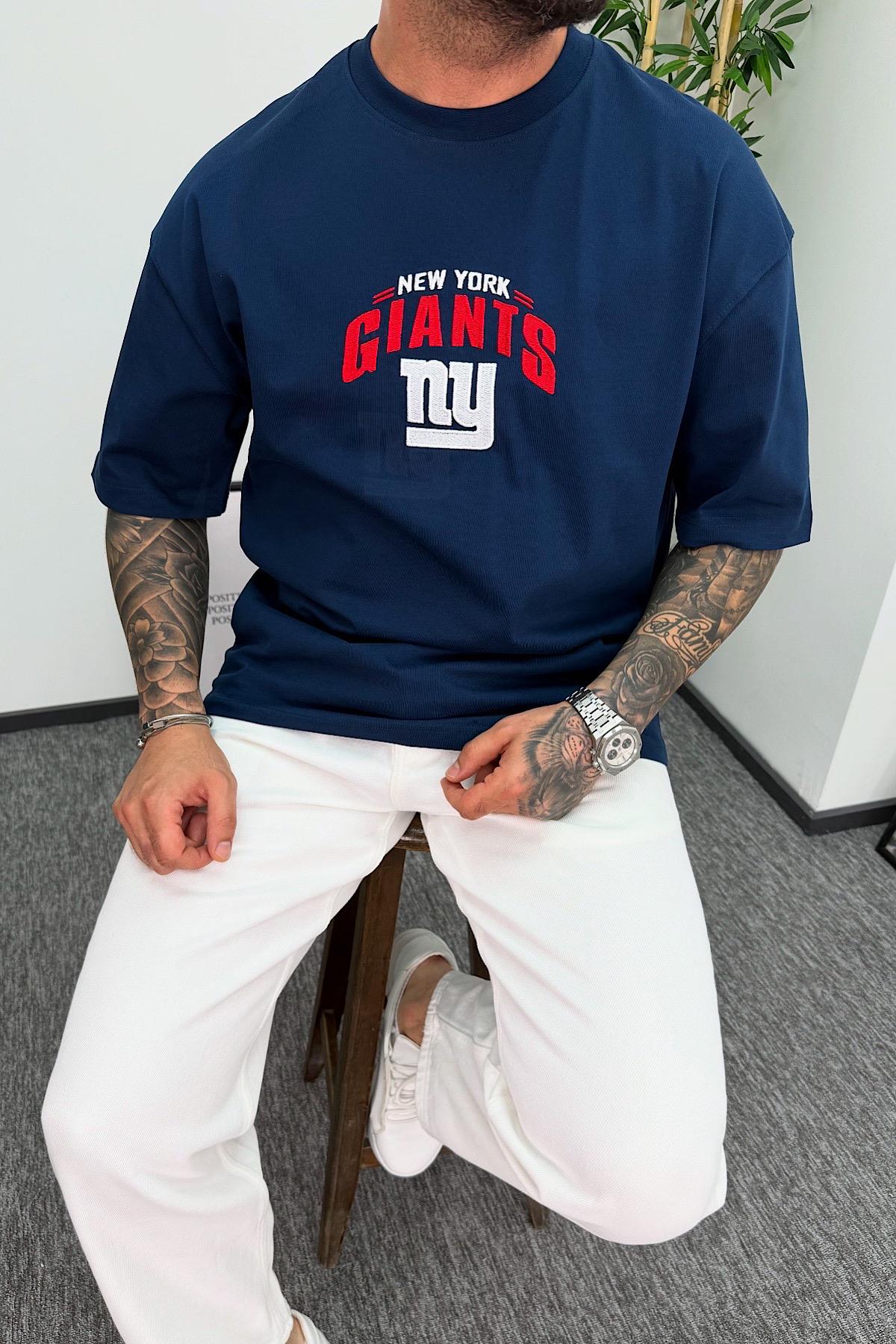 Lacivert Giants T-Shirt